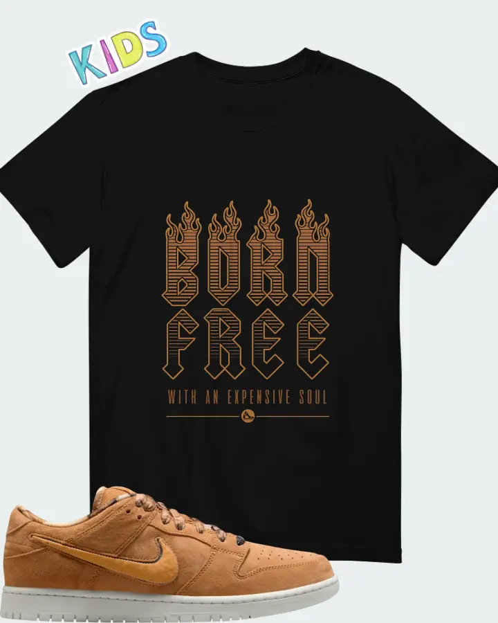 Note x Nike SB Dunk Low Brew & Biscuits Matching Kid's T-Shirt