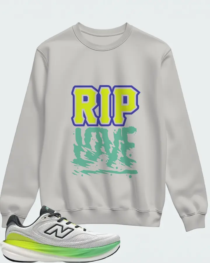 New Balance 1080v15 Reflection Graphite Matching Sweatshirt
