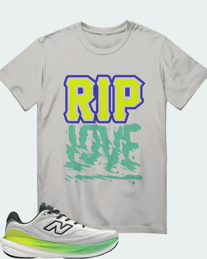 New Balance 1080v15 Reflection Graphite Matching T-Shirt