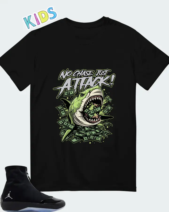 Air Jordan 4028 Black Volt Matching Kid's T-Shirt