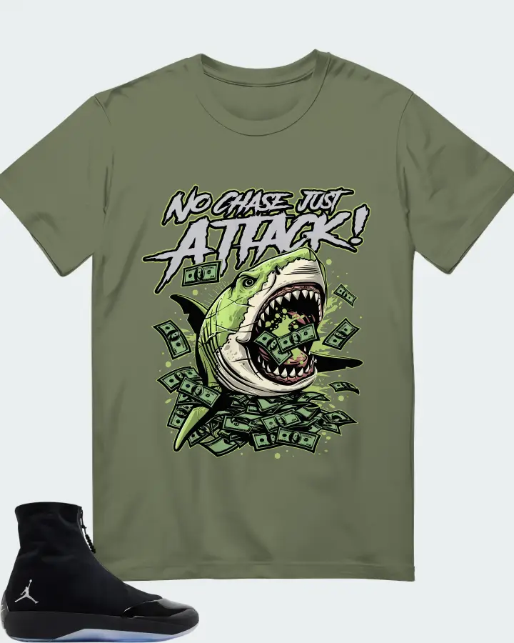 Air Jordan 4028 Black Volt Matching T-Shirt