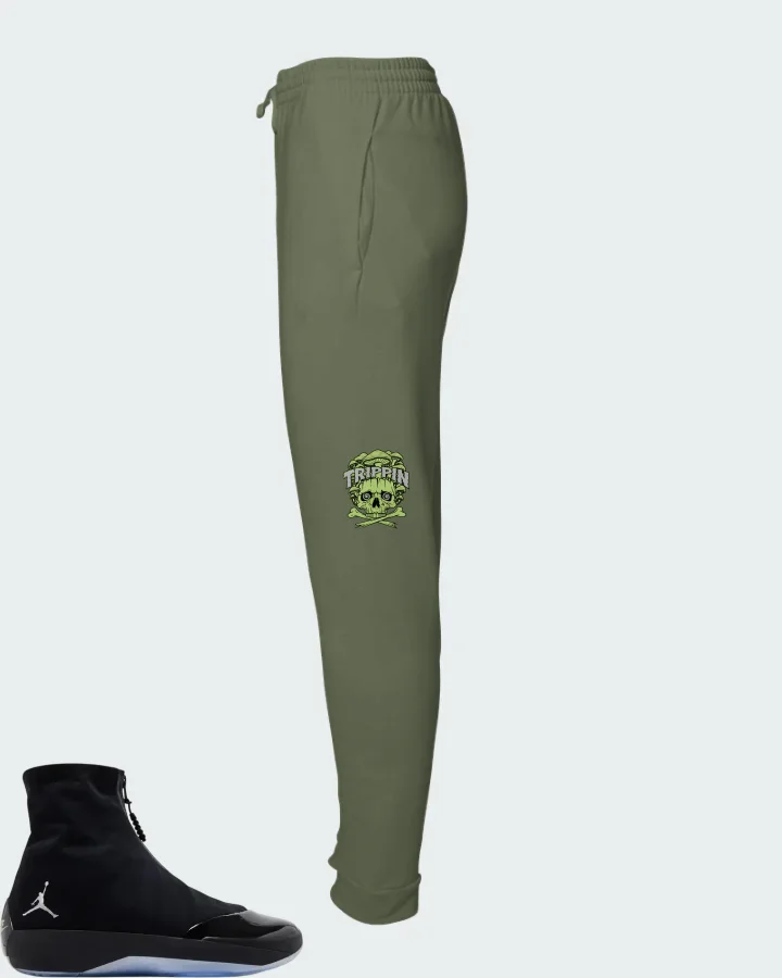 Air Jordan 4028 Black Volt Matching Joggers