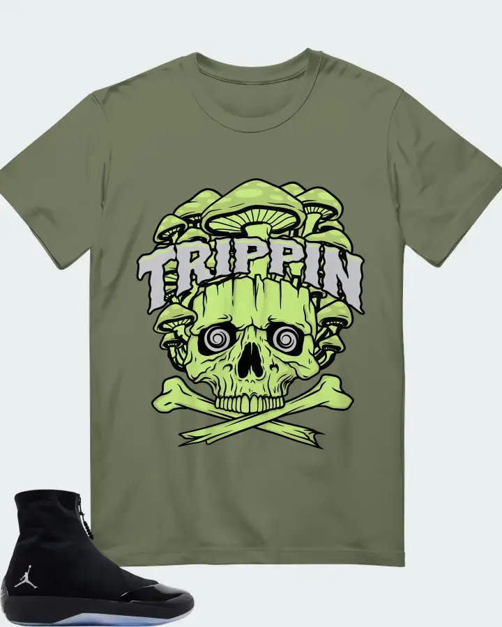 Air Jordan 4028 Black Volt Matching T-Shirt