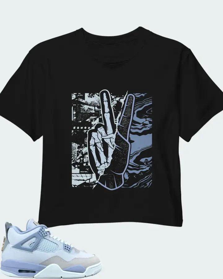 Air Jordan 4 Retro UNC Matching Crop Top