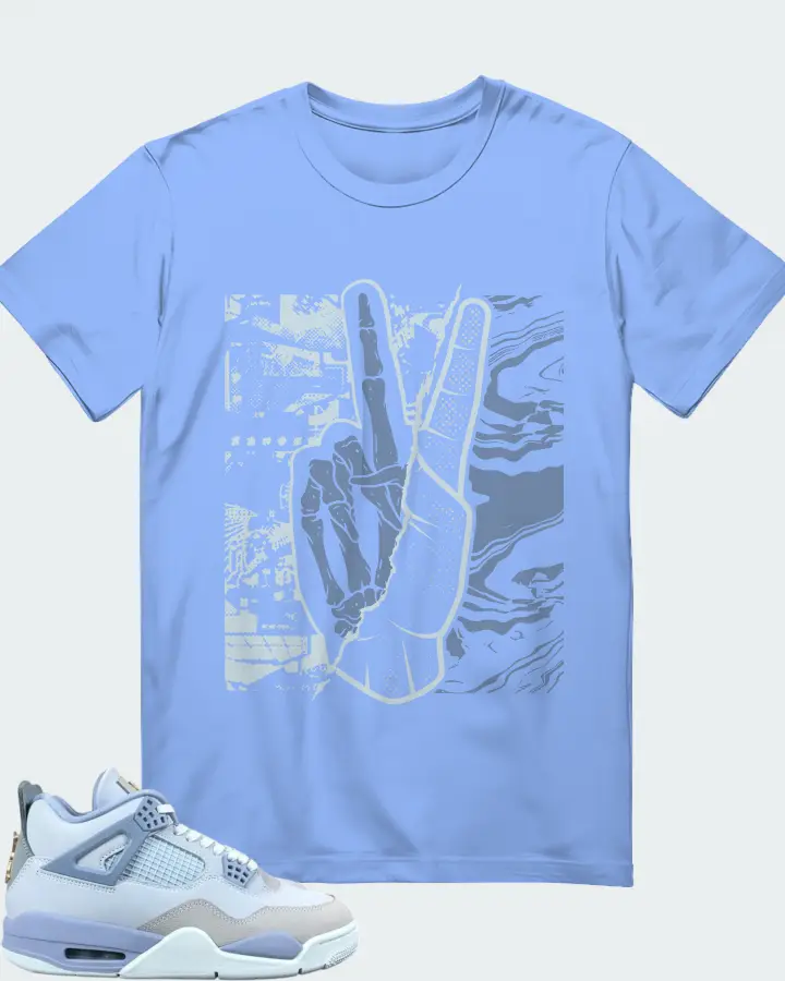 Air Jordan 4 Retro UNC Matching T-Shirt