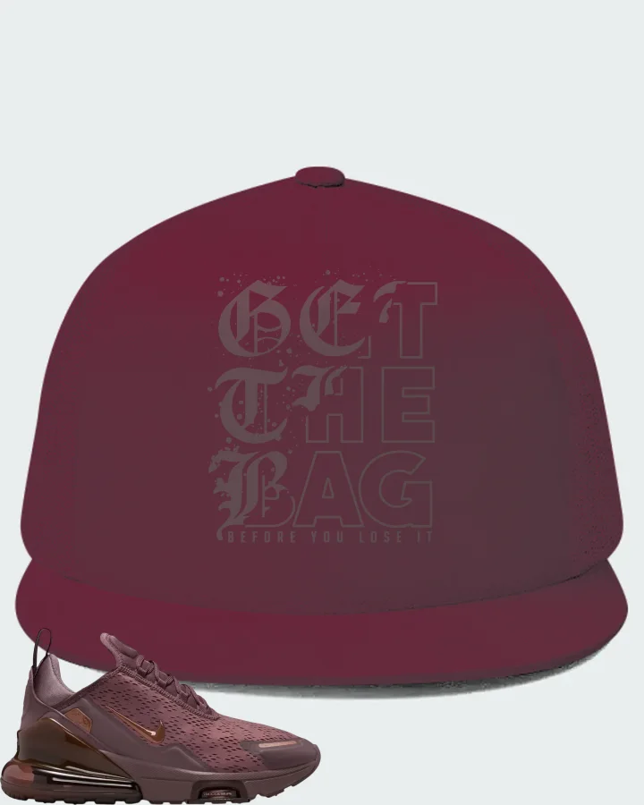 Nike Air Max 270 Premium Tattoo Metallic Red Bronze Matching Hat