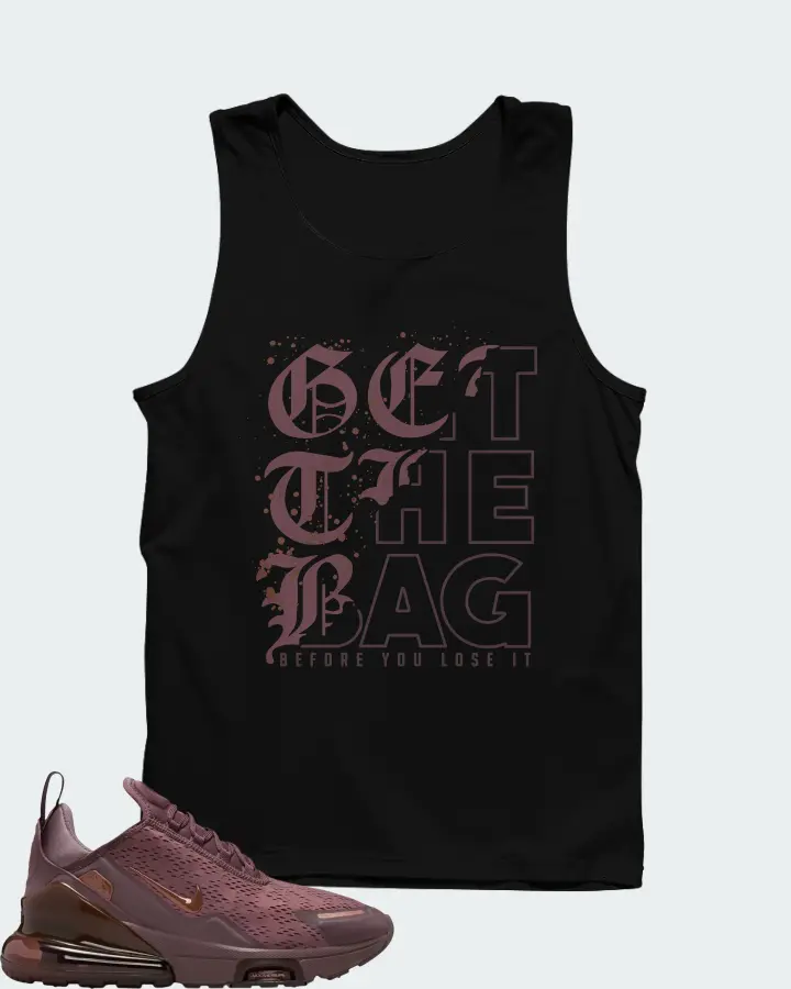 Nike Air Max 270 Premium Tattoo Metallic Red Bronze Matching Tank Top