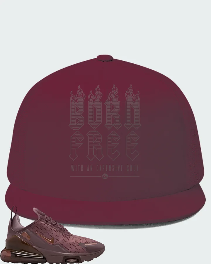Nike Air Max 270 Premium Tattoo Metallic Red Bronze Matching Hat