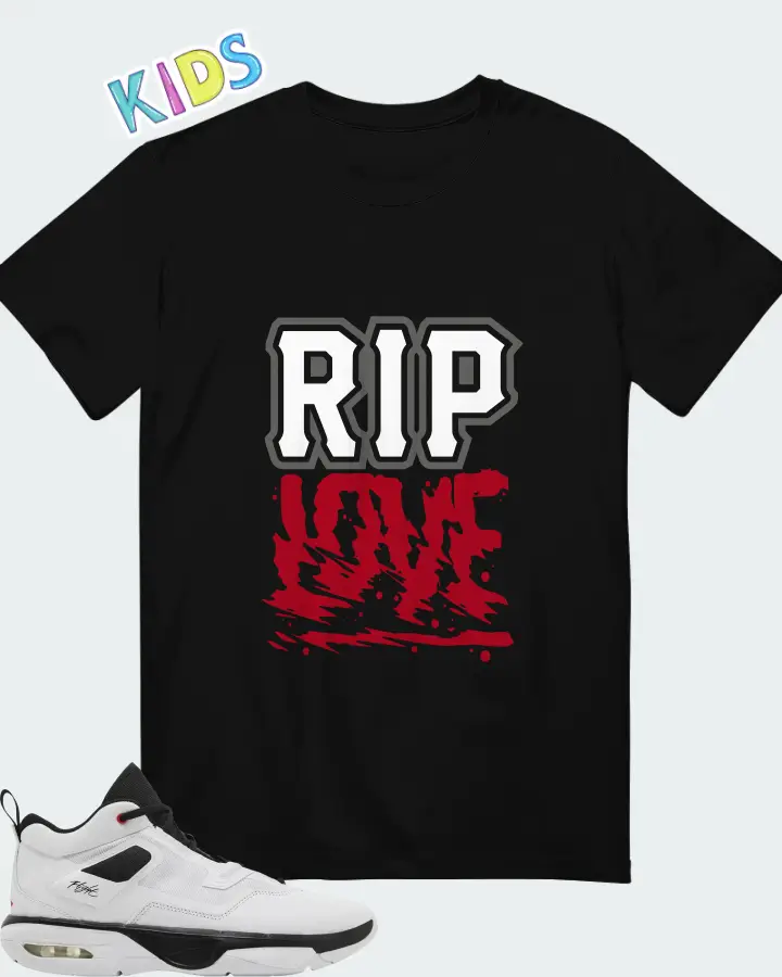 Air Jordan Stay Loyal 3 White Black Matching Kid's T-Shirt