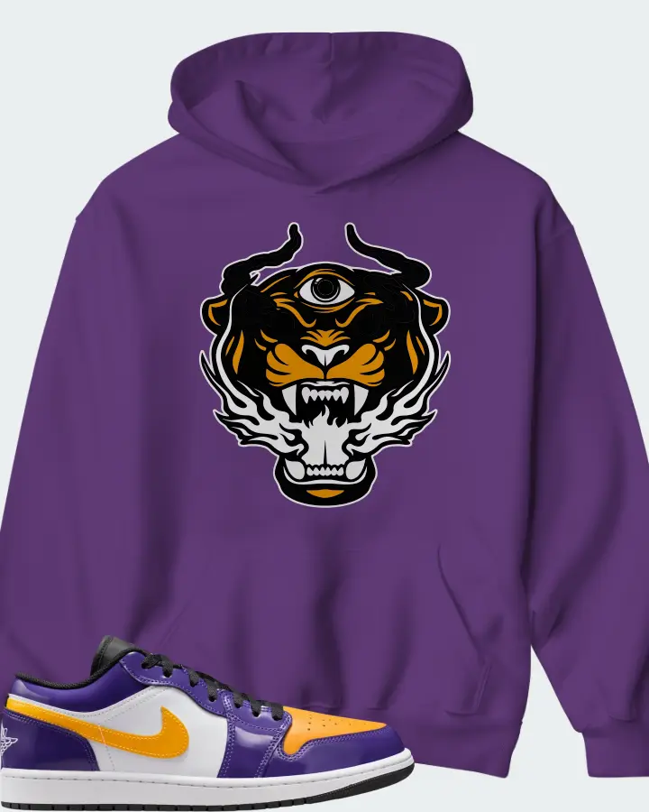 Air Jordan 1 Low Lakers Matching Hoodie