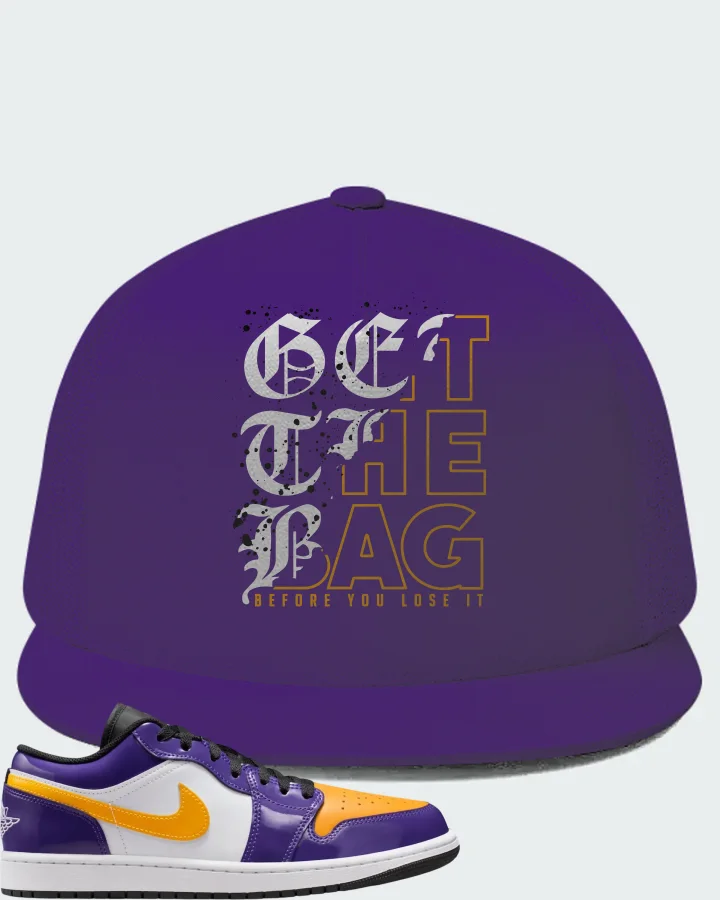 Air Jordan 1 Low Lakers Matching Hat