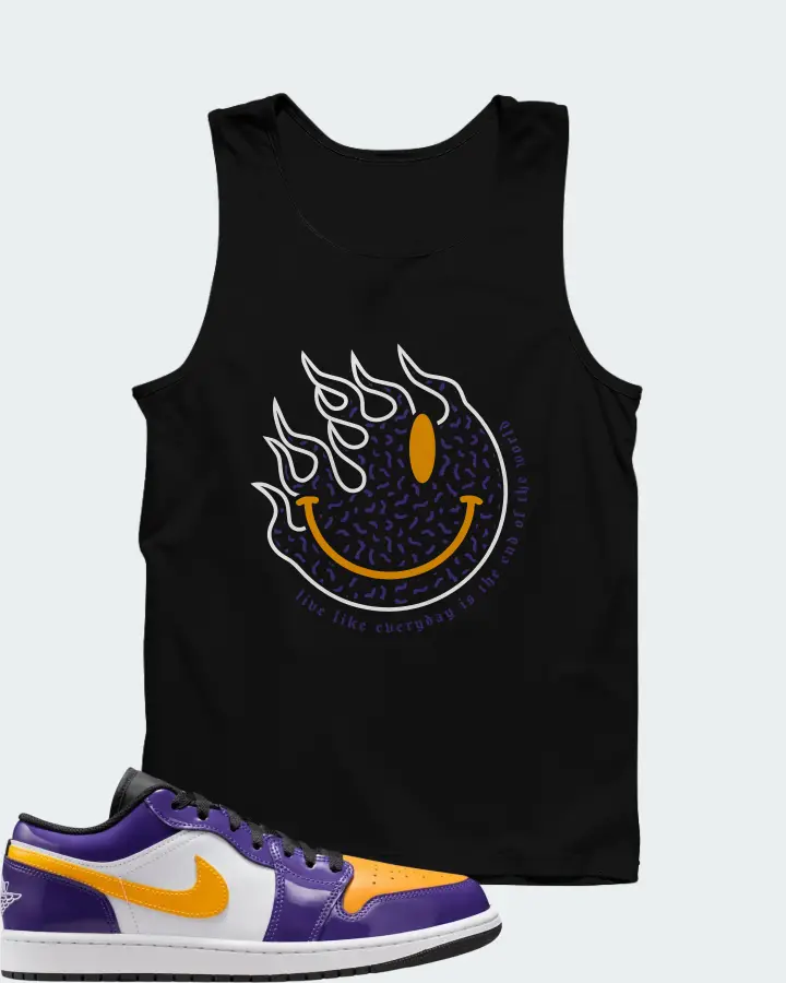 Air Jordan 1 Low Lakers Matching Tank Top