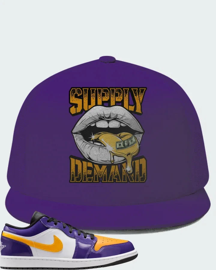 Air Jordan 1 Low Lakers Matching Hat