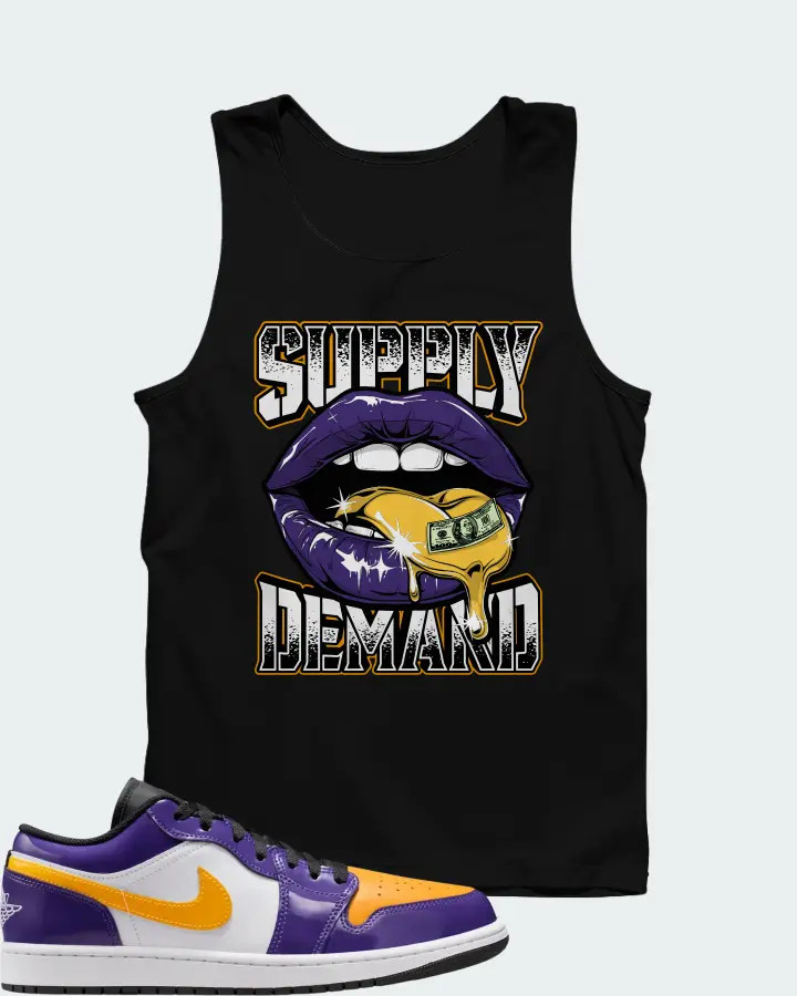 Air Jordan 1 Low Lakers Matching Tank Top