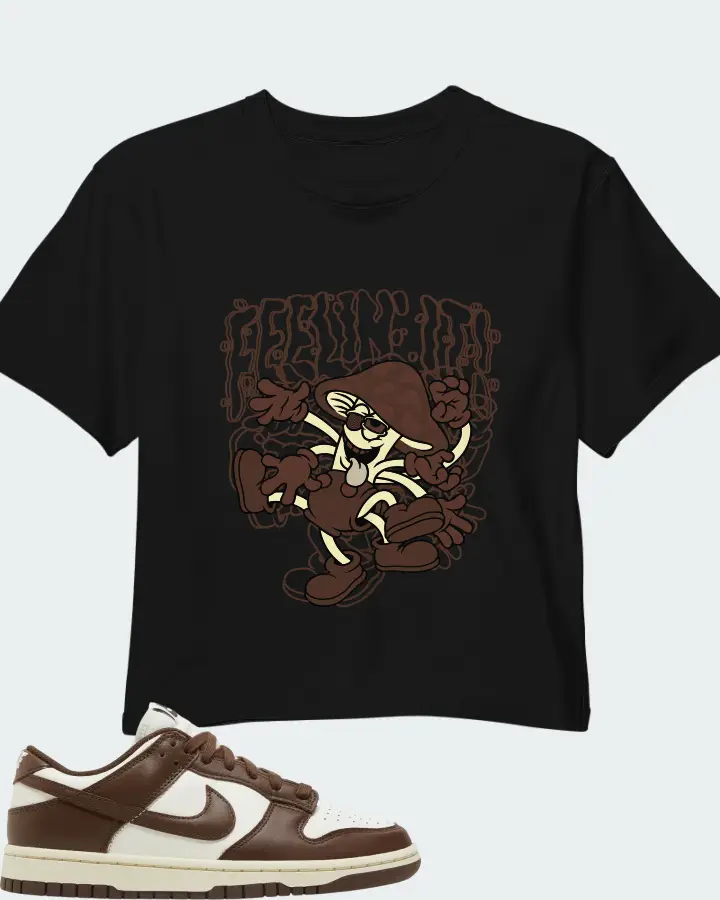 Dunk Low Cacao Wow Matching Crop Top
