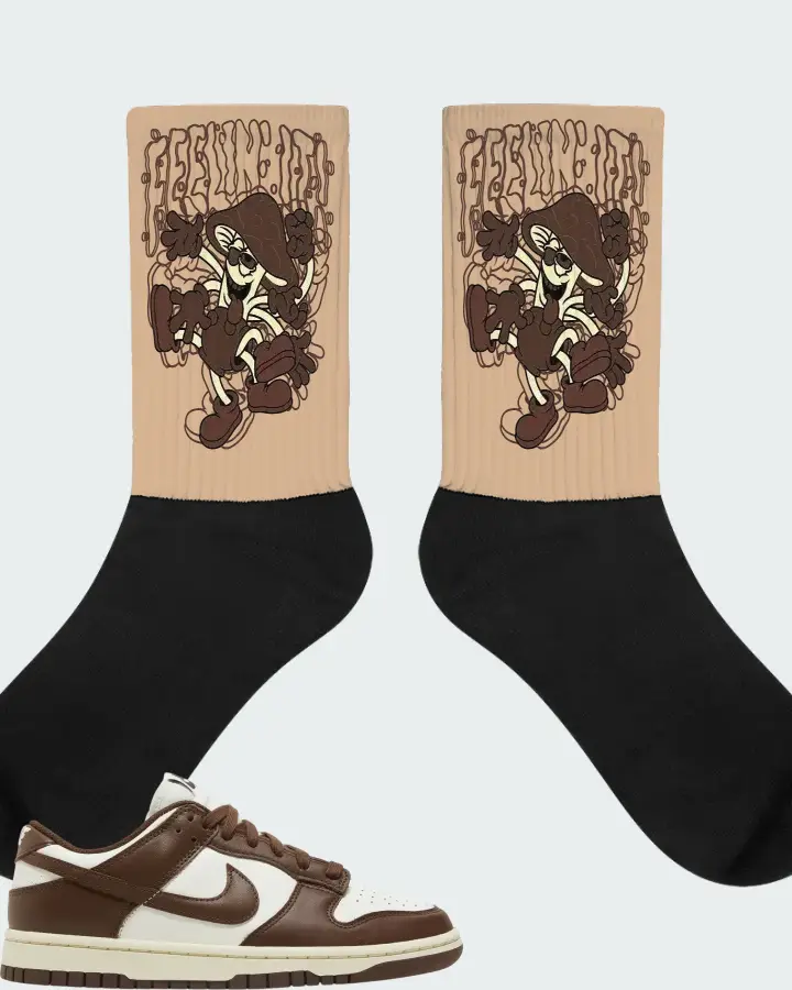 Dunk Low Cacao Wow Matching Socks