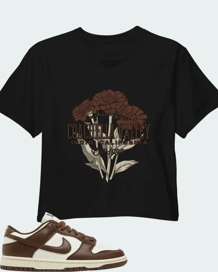 Dunk Low Cacao Wow Matching Crop Top