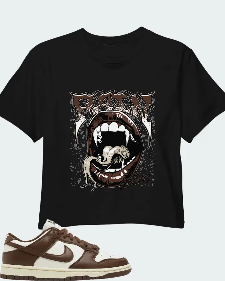 Dunk Low Cacao Wow Matching Crop Top