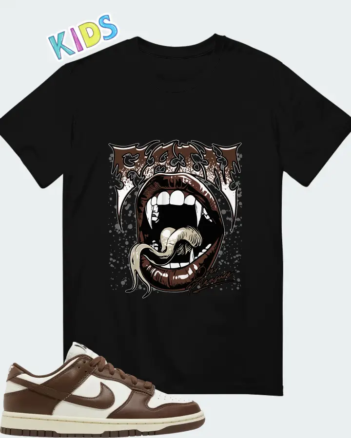 Dunk Low Cacao Wow Matching Kid's T-Shirt
