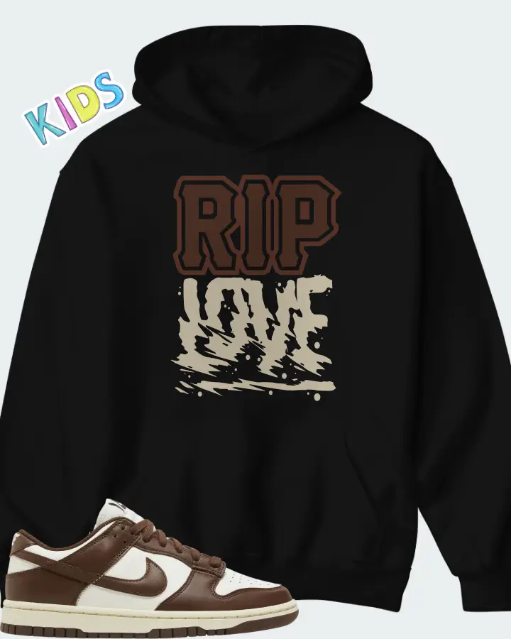 Dunk Low Cacao Wow Matching Kid's Hoodie