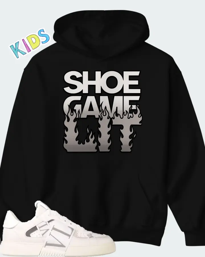 Valentino Garavani VL7N Sneaker Low Top White White Grey Matching Kid's Hoodie