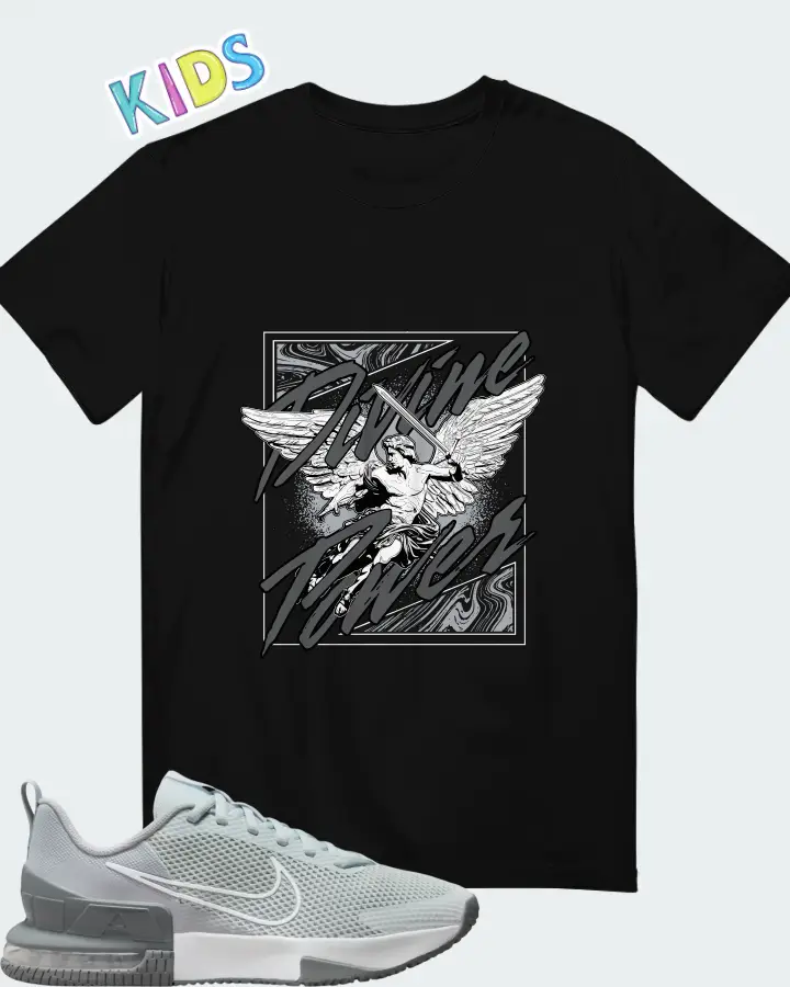 Nike Air Max Alpha Trainer 6 Cool Grey Matching Kid's T-Shirt