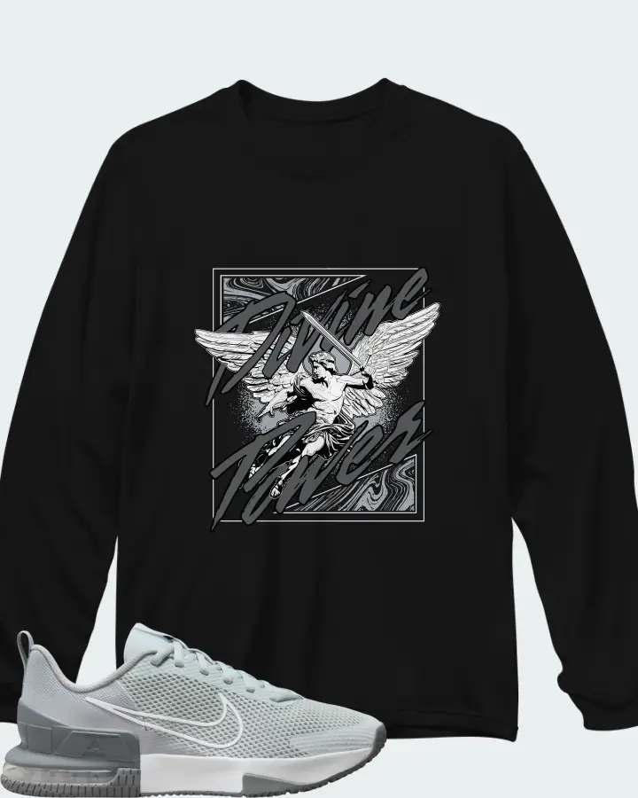 Nike Air Max Alpha Trainer 6 Cool Grey Matching Long Sleeve T-Shirt