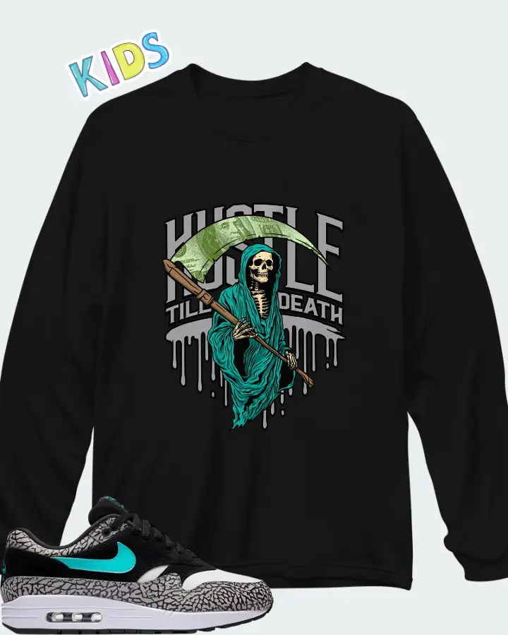 Atmos x Nike Air Max 1 Retro Elephant 2017 Matching Kid's Long Sleeve T-Shirt