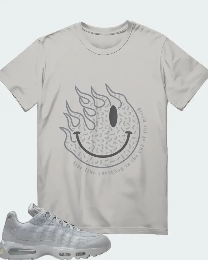 Nike Air Max 95 Wolf Grey Matching T-Shirt
