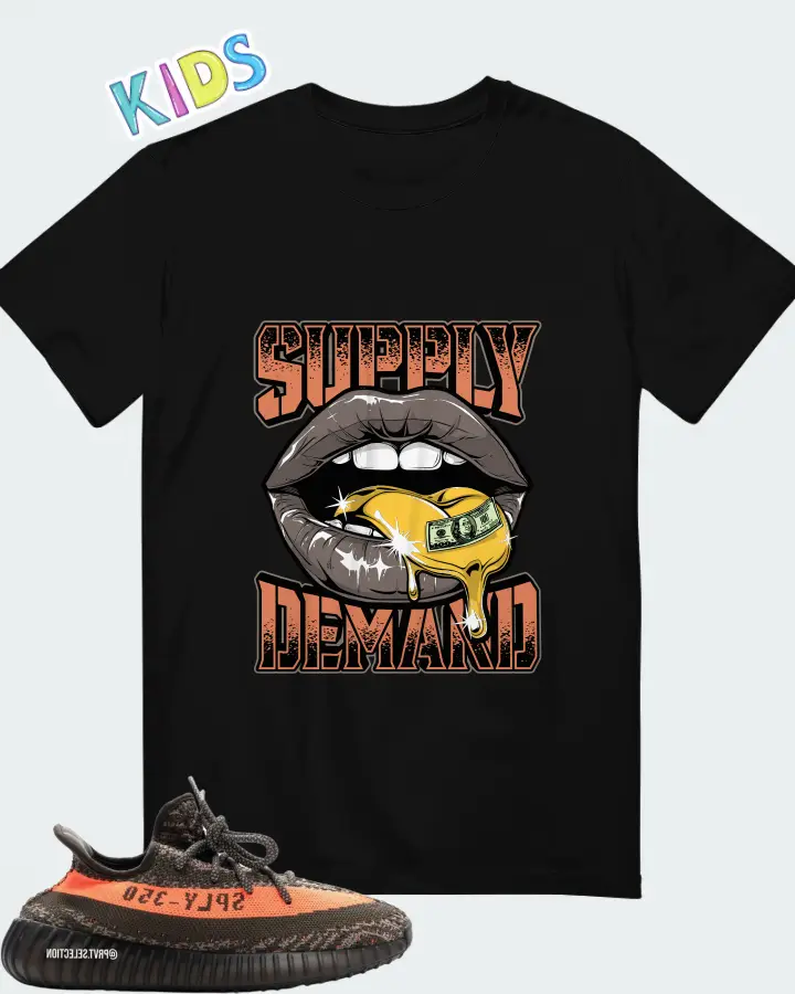 Adidas Yeezy Boost 350 V2 Carbon Beluga Matching Kid's T-Shirt