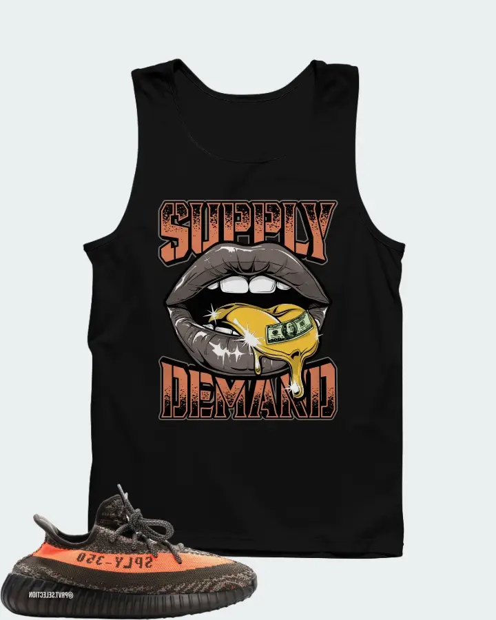 Adidas Yeezy Boost 350 V2 Carbon Beluga Matching Tank Top