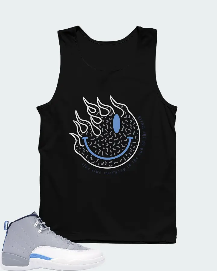 Air Jordan 12 Retro University Blue Matching Tank Top