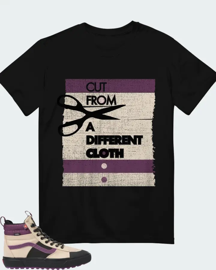 Vans Sk8-Hi MTE 2.0 DX Brazilian Sand  Sneaker Matching Black T-Shirt - Cut From a Different Cloth