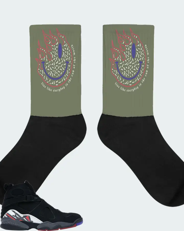 Socks in Olive