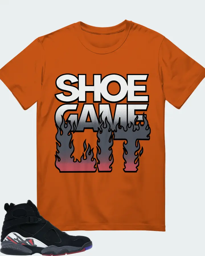 Jordan 8 Retro Sneaker Matching Autumn T-Shirt - Shoe Game Lit Refreshed