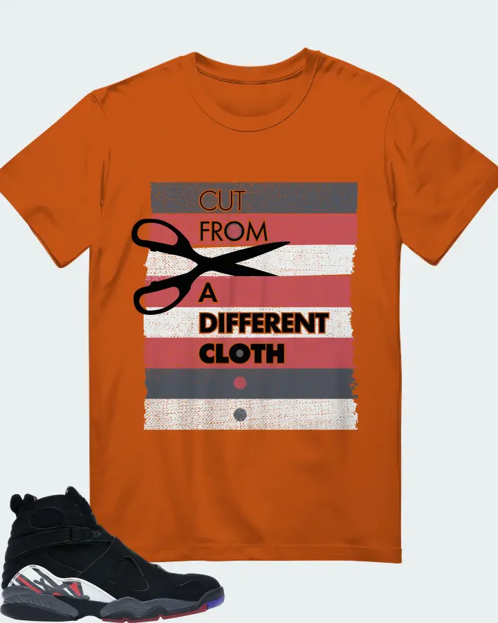 Jordan 8 Retro Sneaker Matching Autumn T-Shirt - Cut From a Different Cloth