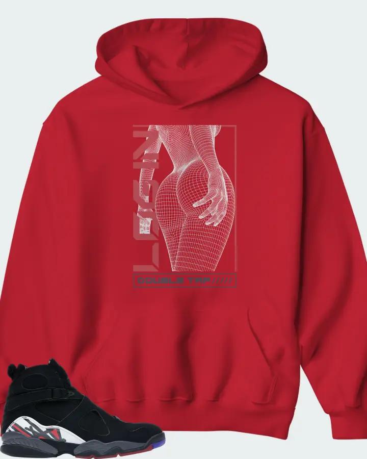 Hoodie in Red