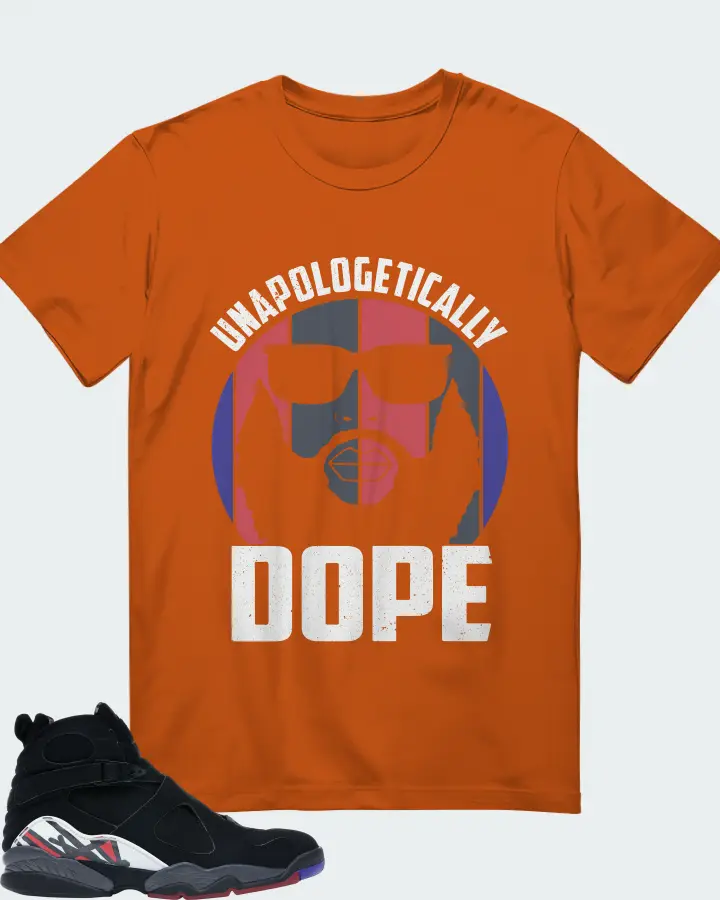 Jordan 8 Retro Sneaker Matching Autumn T-Shirt - UNAPOLOGETICALLY DOPE Man