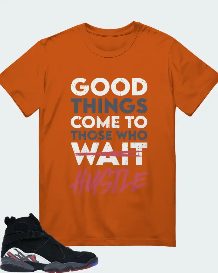 Jordan 8 Retro Sneaker Matching Autumn T-Shirt - Good Things Come