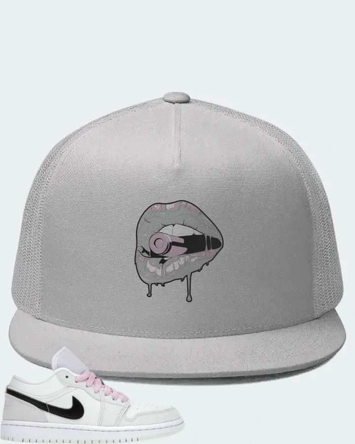 Jordan 1 Low SE Sneaker Matching White Hat - Kiss of Death