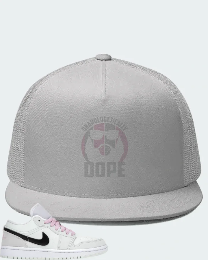 Jordan 1 Low SE Sneaker Matching White Hat - UNAPOLOGETICALLY DOPE Man