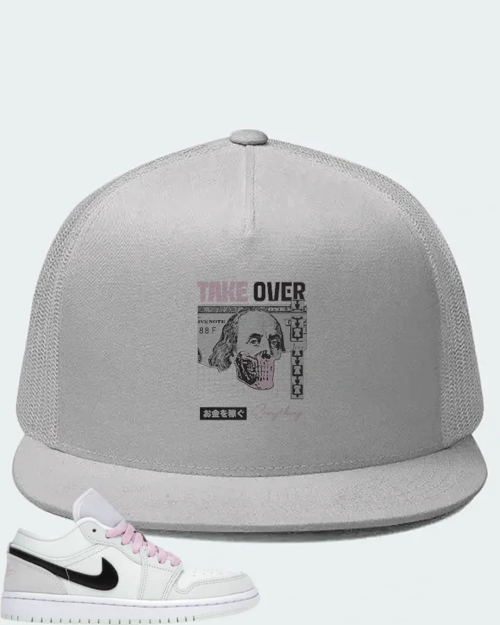 Jordan 1 Low SE Sneaker Matching White Hat - Take Over