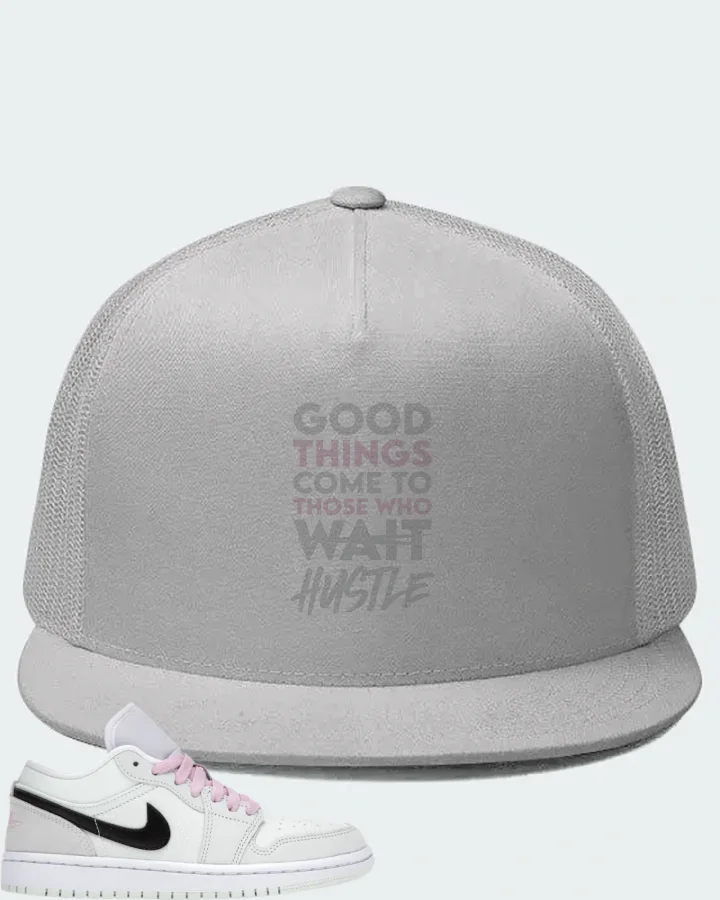 Jordan 1 Low SE Sneaker Matching White Hat - Good Things Come