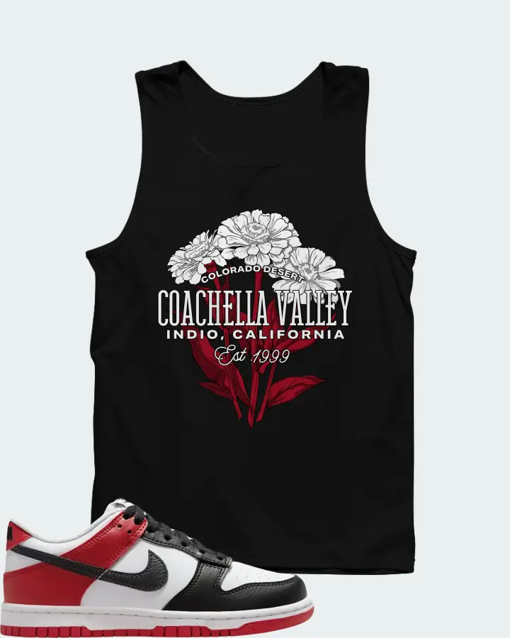 Nike Dunk Low Black Toe Matching Tank Top