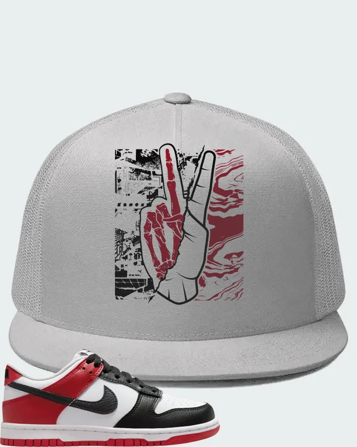 Nike Dunk Low Black Toe Matching Hat