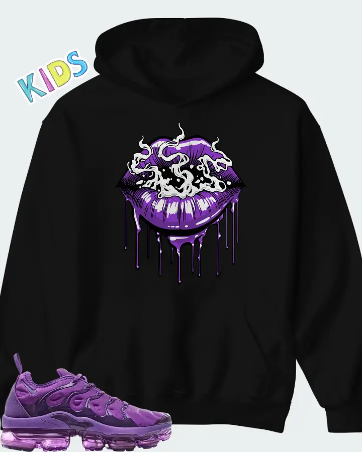 Nike Air Vapormax Plus Purple  Matching Kid's Hoodie