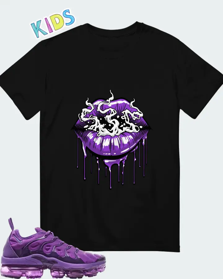 Nike Air Vapormax Plus Purple  Matching Kid's T-Shirt