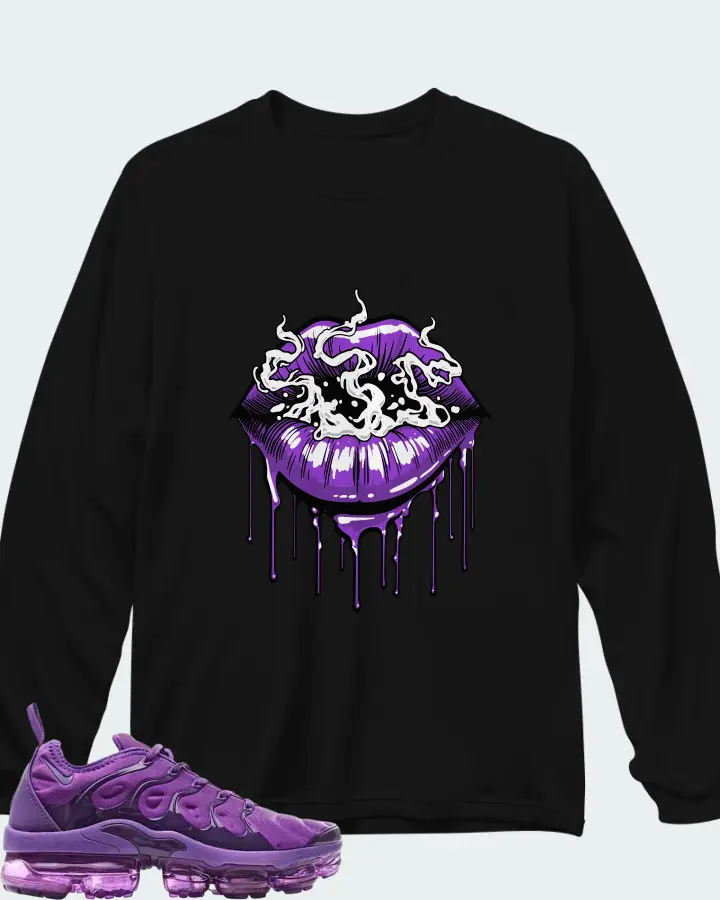 Nike Air Vapormax Plus Purple  Matching Long Sleeve T-Shirt