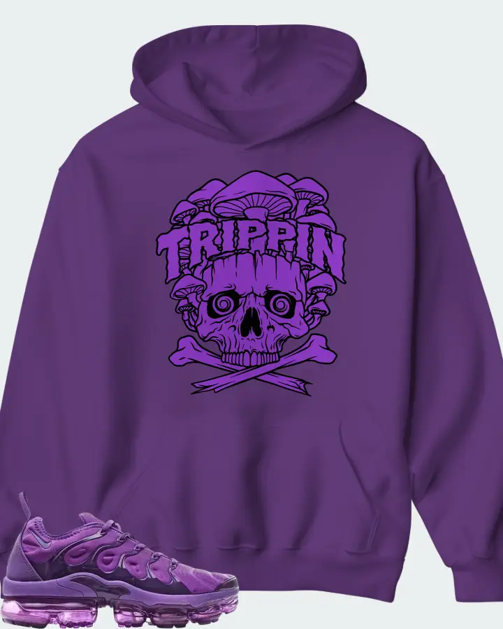 Nike Air Vapormax Plus Purple Matching Hoodie