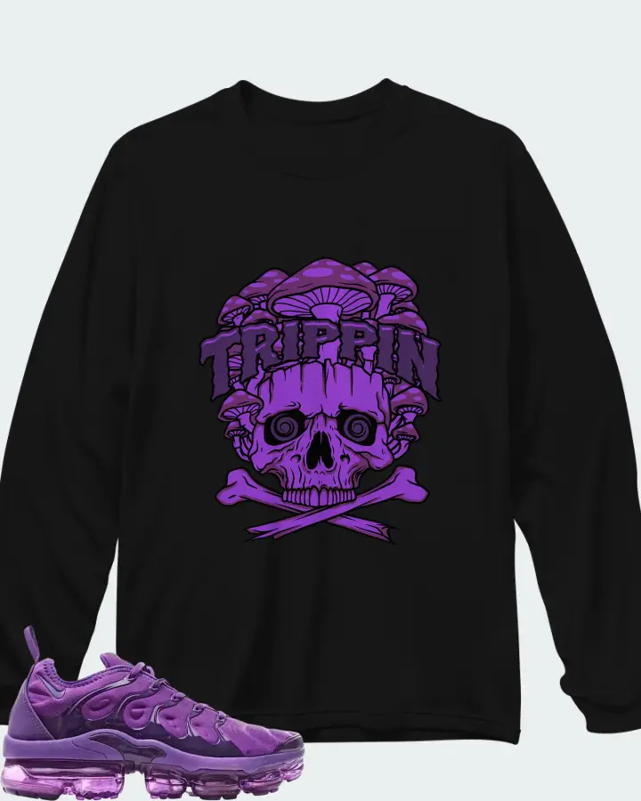Nike Air Vapormax Plus Purple Matching Long Sleeve T-Shirt
